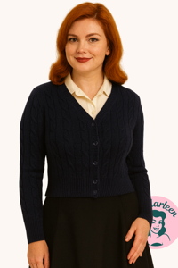 Cardigan, Celinda cardigan - Navyblå